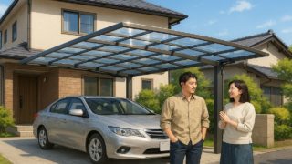 上尾市でカーポートを施工した画像