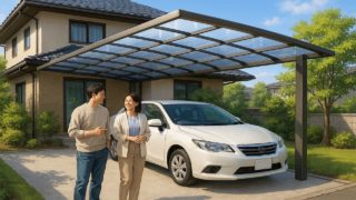 【筑西市】カーポート工事の値段|相場と見積もりのチェック方法 筑西市でカーポートを施工した画像