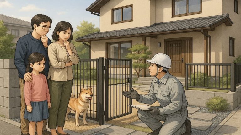 外構で犬が逃げない工夫を提案する業者