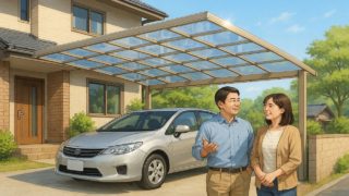 茨城県でカーポートを施工した画像