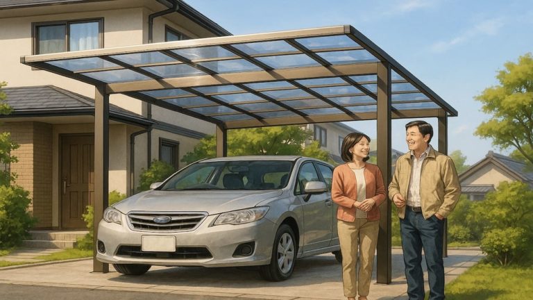 春日部市でカーポートを施工した画像