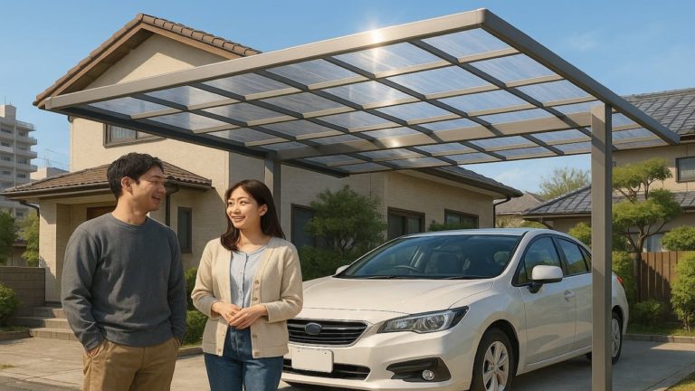 川口市でカーポートを施工した画像