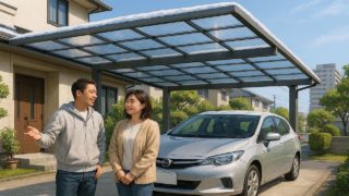 北広島市でカーポートを施工した画像