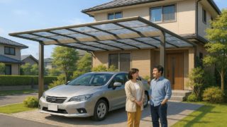 越谷市でカーポートを施工した画像