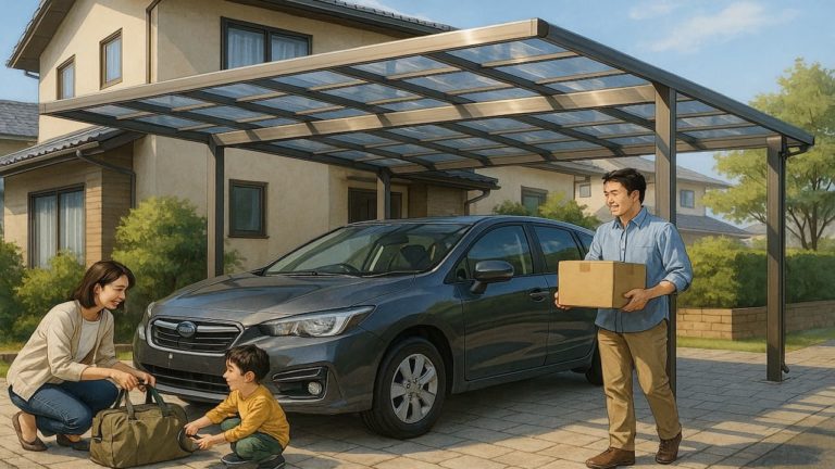 久喜市でカーポートを施工した画像