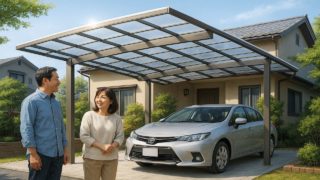 前橋市でカーポートを施工した画像