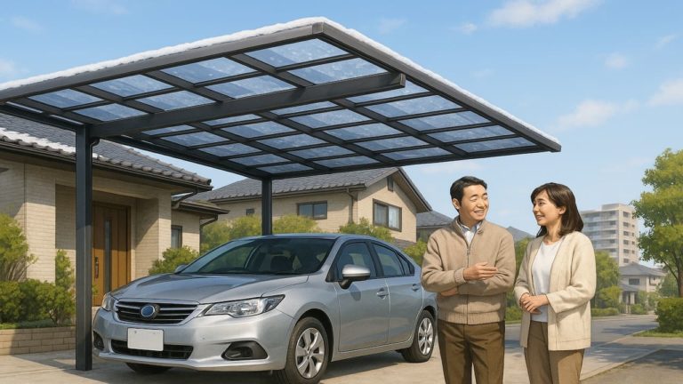 宮城県でカーポートを施工した画像