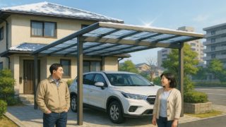 盛岡市でカーポートを施工した画像