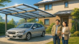 【那須塩原市】カーポート費用まとめ|施工例と地域特性をチェック 那須塩原市でカーポートを施工した画像