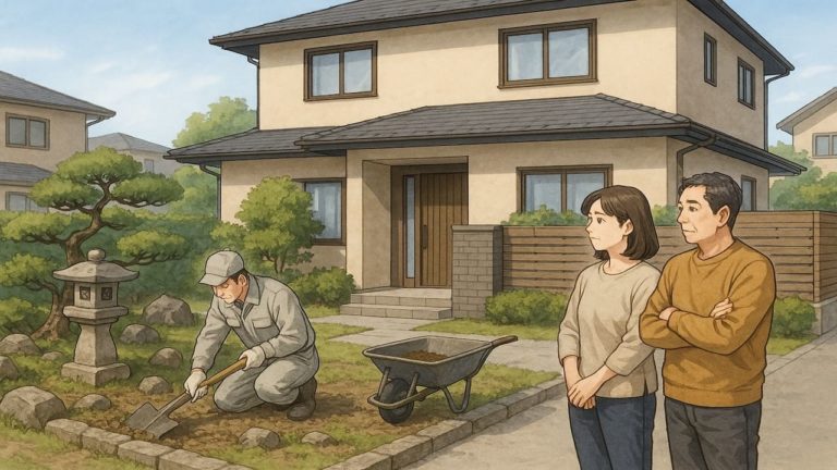 庭じまいの費用相場に悩む夫婦