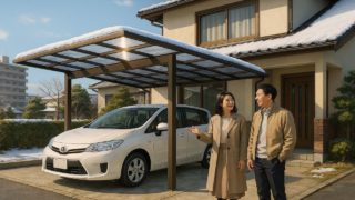 【小樽市】カーポート工事の値段|費用の目安とトラブル防止策 小樽市でカーポートを施工した画像
