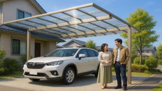 小山市でカーポートを施工した画像