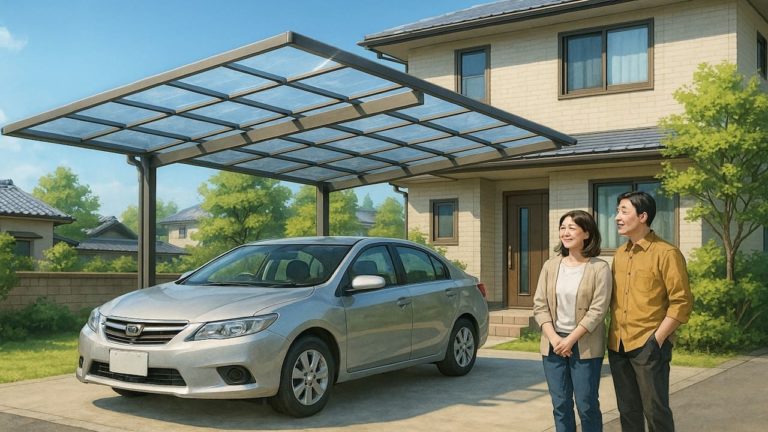 佐野市でカーポートを施工した画像