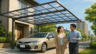 【草加市】カーポートの設置費用を徹底解説|注意点と相場感 草加市でカーポートを施工した画像