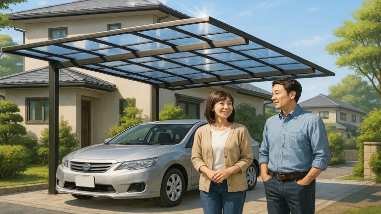 所沢市でカーポートを施工した画像