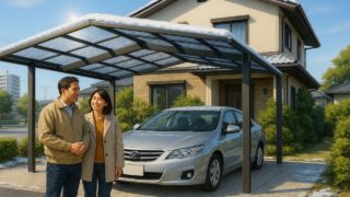 山形市でカーポートを施工した画像