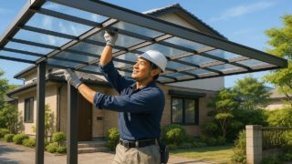 【我孫子市】カーポート価格ガイド|本体+工事費込みの目安 我孫子市でカーポートを施工した画像