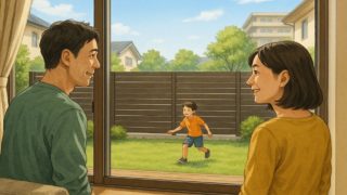 【明石市】子どもと安心して暮らす庭|目隠しフェンスの費用相場 明石市の住宅に施工された目隠しフェンスイメージ