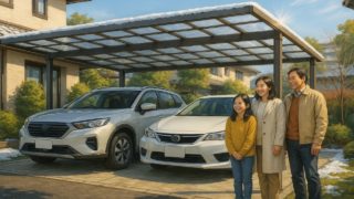 昭島市でカーポートを施工した画像