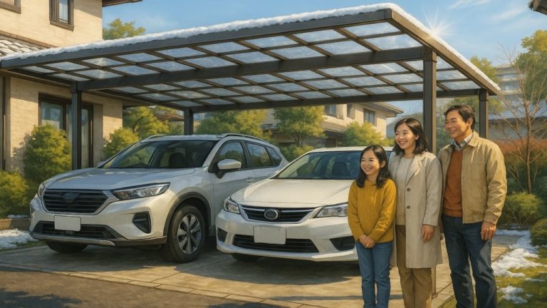 昭島市でカーポートを施工した画像