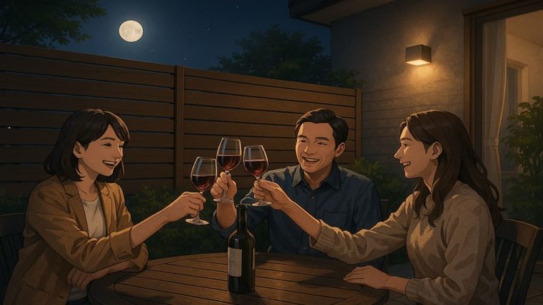 昭島市の住宅に施工された目隠しフェンスイメージ