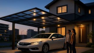 尼崎市でカーポートを施工した画像