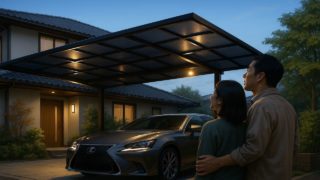 厚木市でカーポートを施工した画像