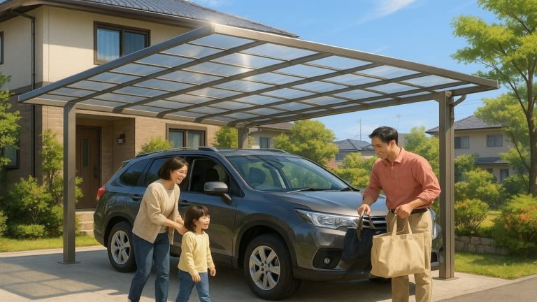 千葉県でカーポートを施工した画像