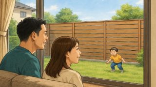 【千葉県】目隠しフェンス工事の価格とおしゃれな選び方5つ 千葉県の住宅に施工された目隠しフェンスイメージ