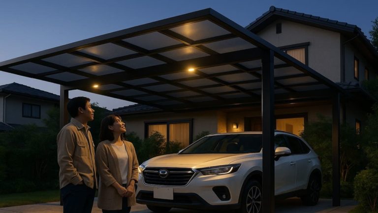 茅ヶ崎市でカーポートを施工した画像