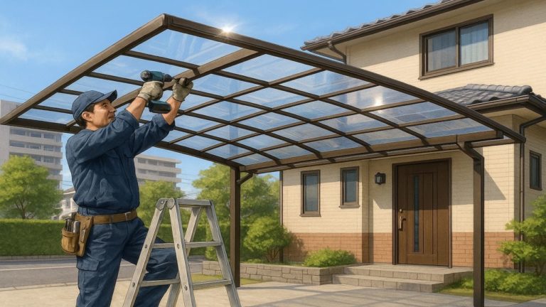 江戸川区でカーポートを施工した画像