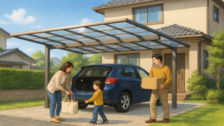 富士見市でカーポートを施工した画像