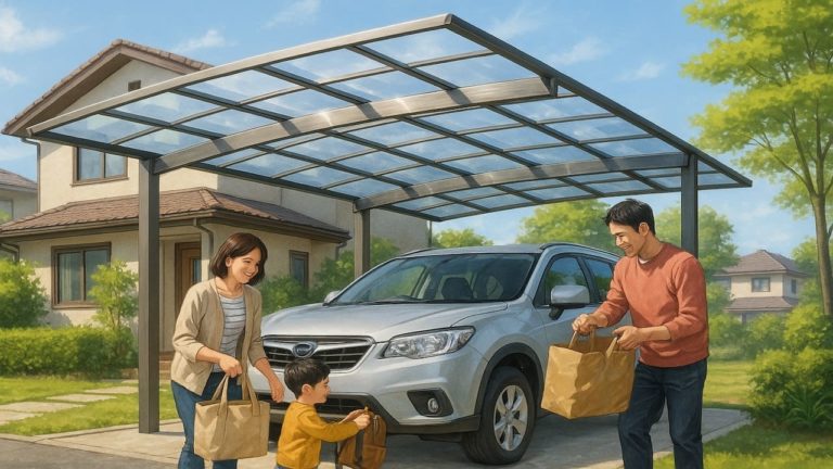 ふじみ野市でカーポートを施工した画像