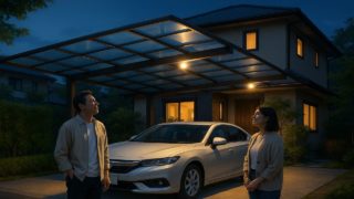 【藤沢市】カーポート工事費用はいくら?相場と施工イメージのまとめ 藤沢市でカーポートを施工した画像