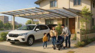 福岡県でカーポートを施工した画像