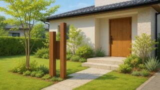 【福岡県】外構を安くおしゃれにする実用ポイント集 福岡県の住宅に施工されたおしゃれで安い外構イメージ