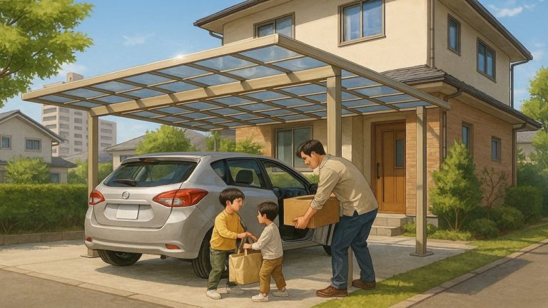 船橋市でカーポートを施工した画像