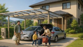 【岐阜県】カーポート工事の値段|費用の目安とトラブル防止策 岐阜県でカーポートを施工した画像