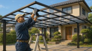 【八王子市】カーポートの費用はいくら?外構業者に頼む理由も解説 八王子市でカーポートを施工した画像