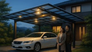 秦野市でカーポートを施工した画像