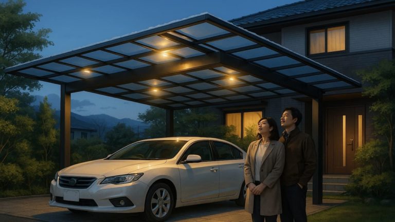 秦野市でカーポートを施工した画像