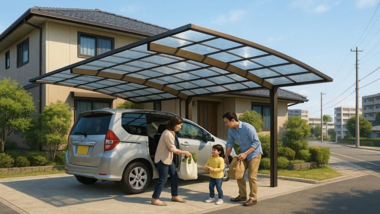 浜松市でカーポートを施工した画像