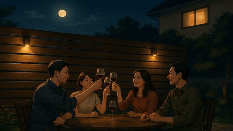 東久留米市の住宅に施工された目隠しフェンスイメージ