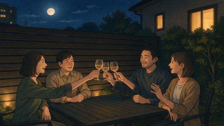 東近江市の住宅に施工された目隠しフェンスイメージ