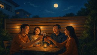 彦根市の住宅に施工された目隠しフェンスイメージ