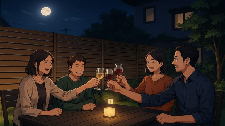 日野市の住宅に施工された目隠しフェンスイメージ