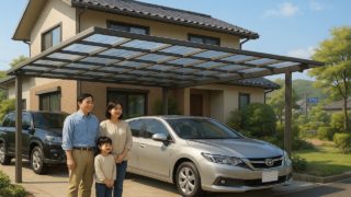 枚方市でカーポートを施工した画像