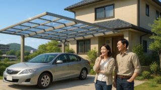 広島県でカーポートを施工した画像