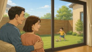 市川市の住宅に施工された目隠しフェンスイメージ