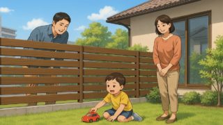 【一宮市】目隠しフェンス価格の目安と外構の施工例イメージ3選 一宮市の住宅に施工された目隠しフェンスイメージ